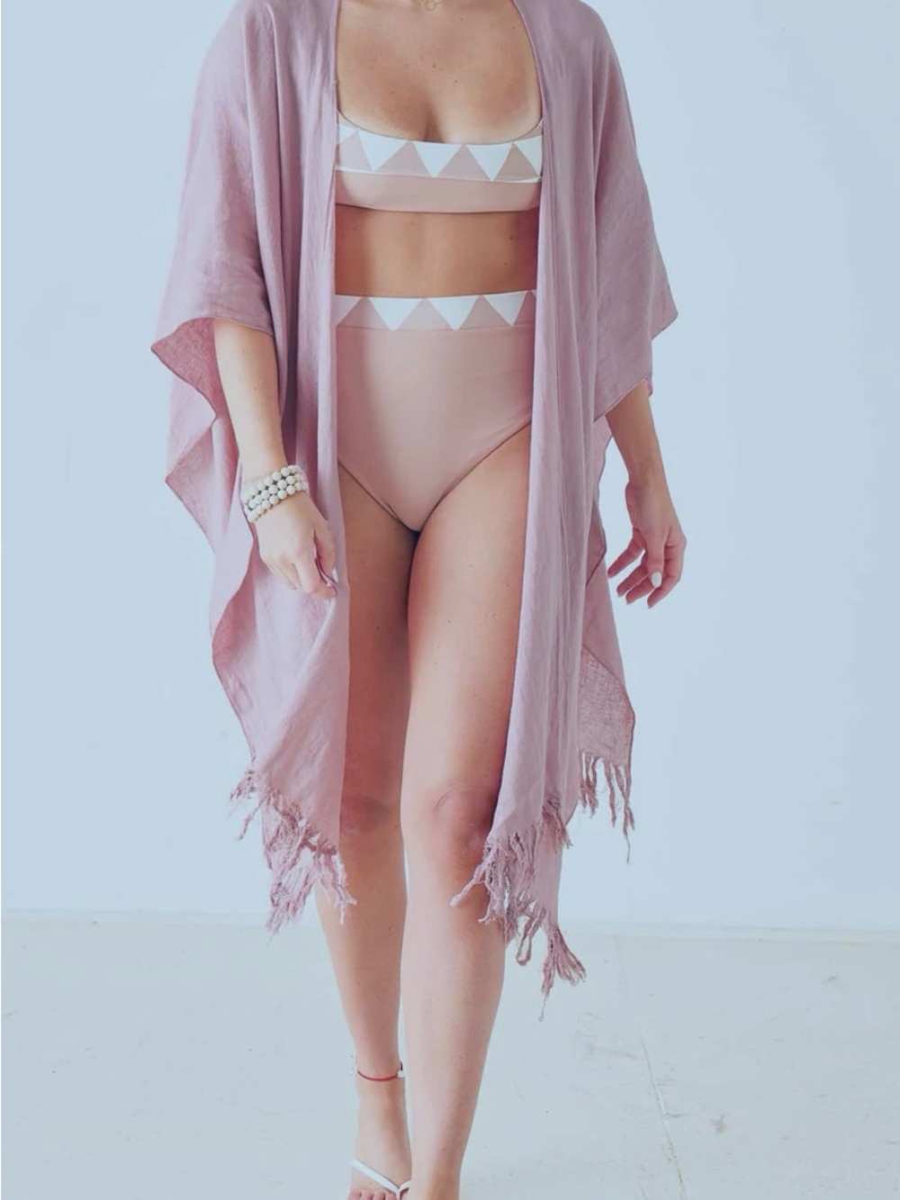 WNOT Mersea Hermosa 3-Way Linen Wrap - Picture 12 of 12